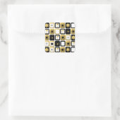 Retro Glamoureuze Gouden Stickers (Tas)
