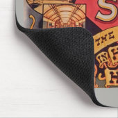 Retro  Glasgow City Subway Poster Glasgow Muismat (Hoek)