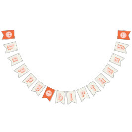 Retro Glimlach Gelukkige Verjaardag Vlaggetjes