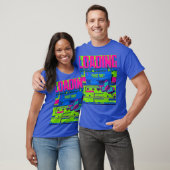 Retro Glitch Art Butterfly Loading Please Wait T-S T-shirt (Unisex)