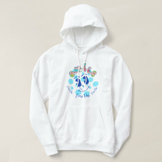 Retro Glitch Esthetiek Zwaargewicht Hoodie