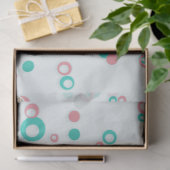 Retro Glitter Rood Groen Goud Polka Dots Kerst Tissuepapier (Geschenk)