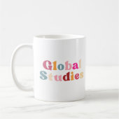 Retro globale studies T-Shirt Koffiemok (Links)