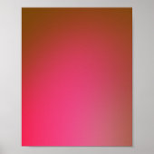 retro-gloeigradiënt poster (Voorkant)