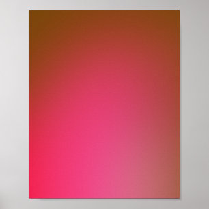retro-gloeigradiënt poster