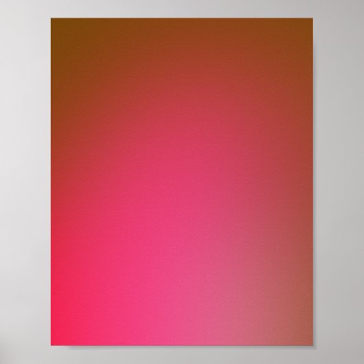 retro-gloeigradiënt poster (Voorkant)