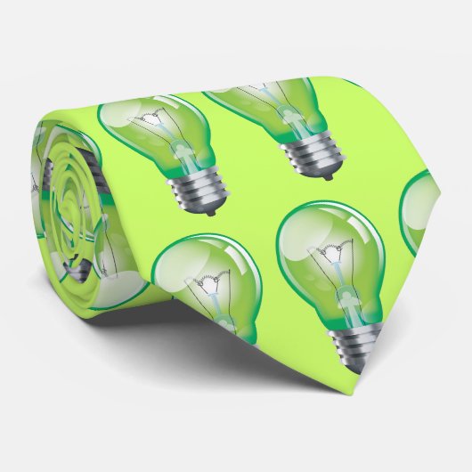 Retro gloeilamp stropdas (Opgerold)