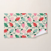Retro Gloeilichten Bad Handdoek (Handdoek)