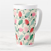 Retro Gloeilichten Latte Mok (Rechterhoek)