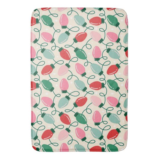 Retro Glow Lights Badmat (Voorkant Verticaal)