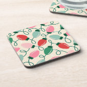 Retro Glow Lights Bier Onderzetter (Linkerzijde)