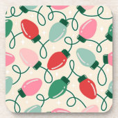 Retro Glow Lights Bier Onderzetter (Voorkant)