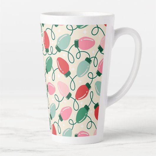 Retro Glow Lights Latte Mok (Rechts)