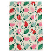 Retro Glow Lights Medium Cadeauzakje (Achterkant)