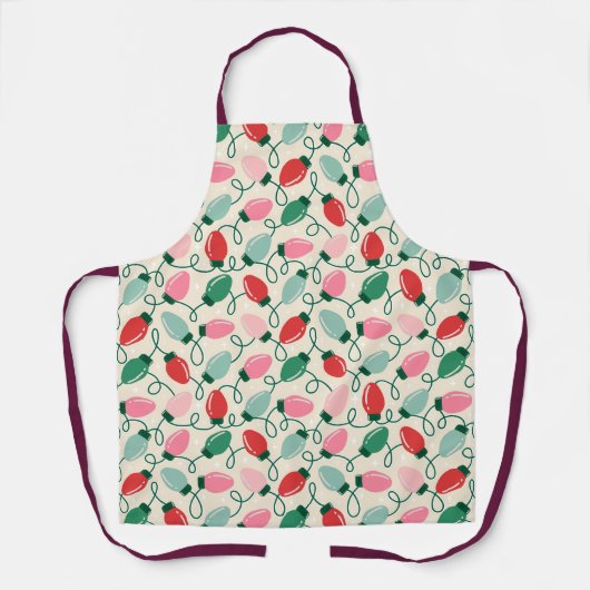 Retro Glow Lights Schort (Voorkant)