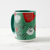 Retro Gnome Christmas Classic Coffee Mok (Voorkant links)