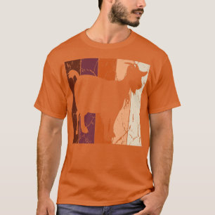 Retro Goat Goats Herd Herding Farmer T-shirt