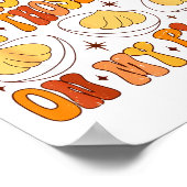 Retro God Is Great Put Those Eggs On My Plate Than Poster (Hoek)