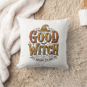 Retro Goede Heks Halloween Typografie Ontwerp_1 Kussen (Deken)