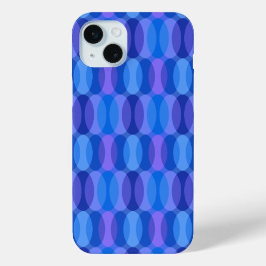 Retro goede vibes geometrisch patroon Case-Mate iPhone case (Achterkant)