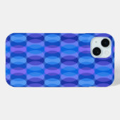 Retro goede vibes geometrisch patroon Case-Mate iPhone case (Achterkant (horizontaal))