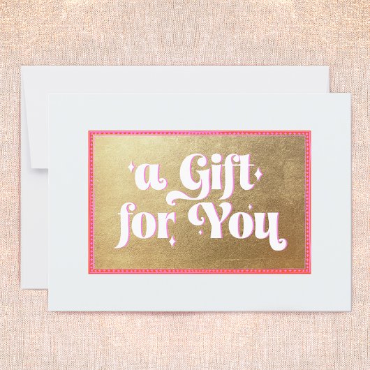 Retro Gold cadeaubon