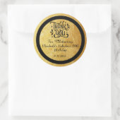 Retro Gold en zwarte Stickers voor huwelijksavor (Tas)