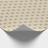 Retro Gold Holiday Vibe Cadeaupapier (Hoek)