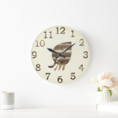 Retro Gold Holiday Vibe Grote Klok (Huis)