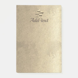 Retro Gold Holiday Vibe Post-it® Notes