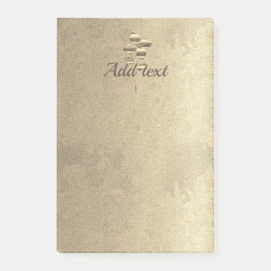 Retro Gold Holiday Vibe Post-it® Notes (Voorkant)