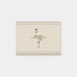 Retro Gold Holiday Vibe Post-it® Notes