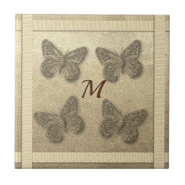 Retro Gold Holiday Vibe Tegeltje