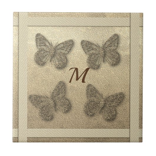 Retro Gold Holiday Vibe Tegeltje (Voorkant)