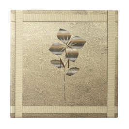 Retro Gold Holiday Vibe Tegeltje