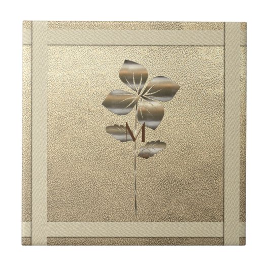 Retro Gold Holiday Vibe Tegeltje (Voorkant)