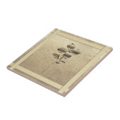 Retro Gold Holiday Vibe Tegeltje (Zijkant)