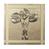 Retro Gold Holiday Vibe Tegeltje (Voorkant)