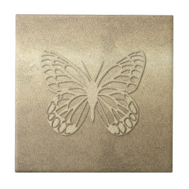 Retro Gold Holiday Vibe Tegeltje