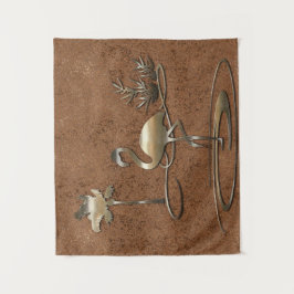 Retro Gold Holiday Vibe Wandkleed