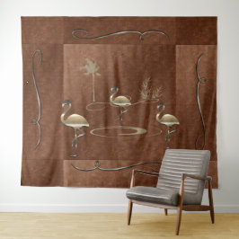Retro Gold Holiday Vibe Wandkleed