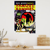 Retro Golden Age Famous Funnies Hoesje 213 Poster (Keuken)