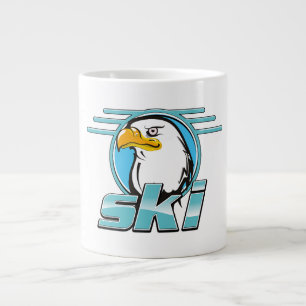 Retro Golden Eagle Ski logo Grote Koffiekop