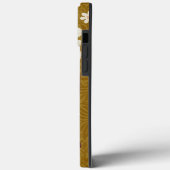 Retro Golden Floral Funky Case-Mate iPhone Case (Achterkant / Links)