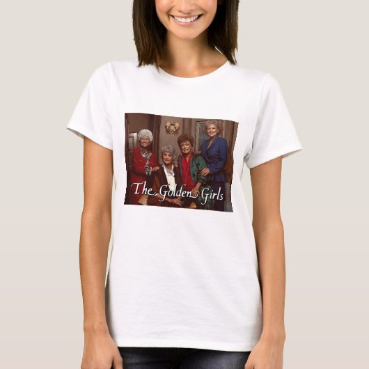 Retro Golden Girls T-Shirt (Voorkant)