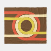 Retro Golden Ratio geïnspireerd ontwerp. Fleece Deken (Voorkant (Horizontaal))