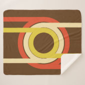 Retro Golden Ratio geïnspireerd ontwerp. Sherpa Deken (Voorkant (horizontaal))