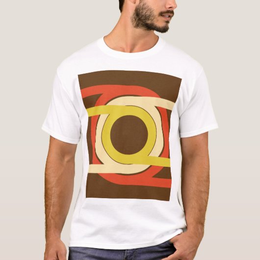 Retro Golden Ratio geïnspireerd ontwerp. T-shirt (Voorkant)