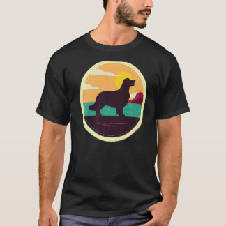 Retro Golden Retriever-hond 2 T-shirt