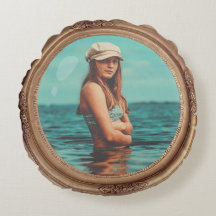 Retro Golden Stylish Portret Photo-display